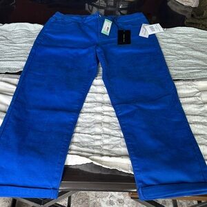 Vibrant Blue Women's Capris